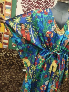 Caftan long en coton à fleurs indiennes, robe de plage pour femmes, vêtements de nuit, tenue de soirée confortable - Product Image 4