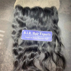 Venta al por mayor extensiones de cabello humano apretado del templo indio del Sur para el paquete de cabello crudo de encaje 25-30 pulgadas tejido de cabello recto/ondulado - Product Image 2