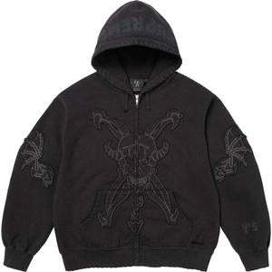 OMMiZ Yamamoto Sweat à capuche pour homme 500gsm fermeture à glissière sweats à capuche tricotés épais peignés personnalisés - Product Image 4