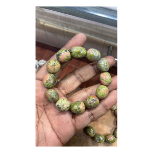 New Indian Agate Tumbled <b>Crystal</b> Bracelet Natural Gemstone Jewelry Men Women Gift Energy Meditation Bangles Wholesale Shadow - Product Image 1