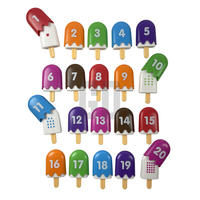 Bâtons éducatifs Popsicle avec chiffres pour le jeu et l'apprentissage des enfants
