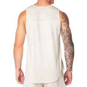 Ropa Deportiva OEM/ODM de Alta Calidad, Camiseta sin Mangas Transpirable para Yoga, Diseño con Dobladillo Curvo, Lisa - Product Image 3