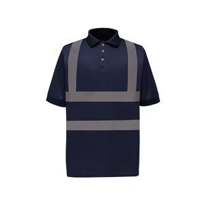 Polo de sécurité-Construction réfléchissante Hi-viz Worker Wear T-shirts de sécurité réfléchissants avec poches - Product Image 5
