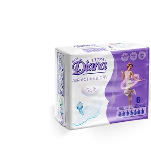 Bulk Supplier Private Label New Ultra Diana Air Active & Dry Soft Sanitary Pads at Good Price