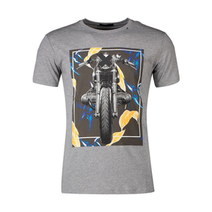 เสื้อยืดกีฬามอเตอร์ไซค์สำหรับผู้ชายผ้าคอตตอน/โพลีเอสเตอร์ระบายอากาศได้ดีขนาดพิเศษ - Product Image 2