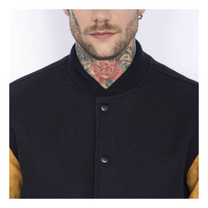 High Quality Coated Formal Men's Wool Varsity Jacket Spring Breathable Custom College Baseball Jacket - Product Image 6