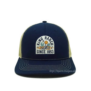 Grande qualité Logo personnalisé tissé Patch mi profil camionneur chapeaux casquettes de sport nouveau Snapback en gros faible quantité minimale de commande Performances - Product Image 1