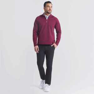 Ensemble de survêtement d'été pour homme en 2 pièces, polo à fermeture éclair quart de tour décontracté et short pour jogging, survêtement pour homme 100% coton - Product Image 3