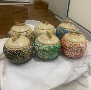 โถไม้ไผ่คุณภาพระดับพรีเมี่ยมออกแบบมาสำหรับแบรนด์ที่ใส่ใจสิ่งแวดล้อมในอุตสาหกรรมความงามอาหารและสุขภาพ - Product Image 1