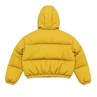 Chaqueta de Invierno Acolchada con Capucha, Personalizada con Logotipo, para Hombre, Talla Grande, Transpirable, Resistente al Viento, Estilo Universitario
