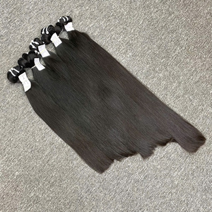 VQHAIR Extensions de cheveux humains vierges Remy 100% naturels vietnamiens doublement étirés, tissage de cheveux bouclés birmans, double trame, 100g - Product Image 4