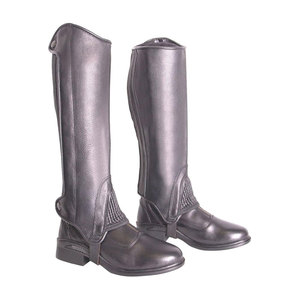 Chaps d'équitation à haute adhérence pour une meilleure maîtrise de la selle, couvrance intégrale et confort pour les cavaliers d'écurie et de sentier - Product Image 5