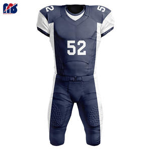 Su propio uniforme de fútbol americano Nuevo diseño Uniforme de fútbol americano Servicio OEM Uniforme de fútbol para hombres - Product Image 4