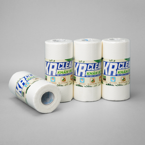 Super absorbent <b>kitchen</b> <b>cloth</b> roll with grooves, made from non-woven fabric, for <b>kitchen</b> and dish cleaning, from Vietnam - Product Image 5