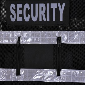 Gilet tactique de sécurité réfléchissant en polyester personnalisé coupe-vent clignotant coloré pour la course à pied pour hommes - Product Image 5