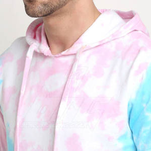 Bajo MOQ Nuevo estilo En stock Sudaderas con capucha básicas para hombres Tie Dye Impresión Logotipo personalizado Sudaderas con capucha para adultos - Product Image 6