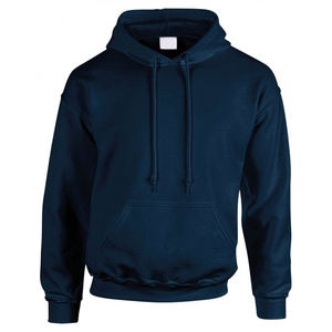Sudadera con capucha de lana pesada de algodón 400G 100% para hombre, logotipo personalizado de gran tamaño, patrón sólido, temporada de otoño, sudaderas para hombre - Product Image 2