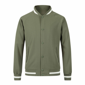 2026 Custom OEM <b>Men's</b> Canvas Stand Collar Breathable Waterproof Winter Varsity <b>Jacket</b> Custom <b>Baseball</b> Letterman Plus Sizes - Product Image 2
