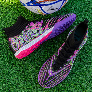 High Top <b>Ankle</b> <b>Support</b> <b>Football</b> Boots Professional Soccer Cleats for Men Training Match Athletic Men's Soccer Shoes - Product Image 4