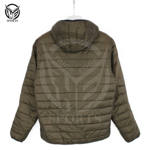 Veste légère de sports de plein air pour hommes design personnalisé veste d'hiver à capuche de style classique d'usine vente en gros - Product Image 2