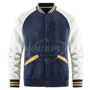 Chaqueta con letras para hombre de invierno hecha a medida 100% algodón cómodo cuello alto de manga larga-alta calidad disponible para - Product Image 1