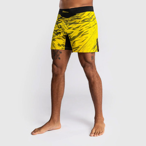 Pantalones cortos de lucha NO GI MMA BJJ para hombre, pantalones cortos de gimnasio de entrenamiento de secado rápido transpirables ecológicos sólidos - Product Image 2