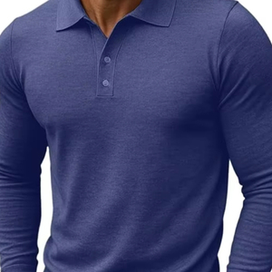 Vente chaude logo personnalisé Polo Respirant Jersey Tissu Tricoté Solide Motif Imprimé dernière conception polos pour hommes - Product Image 1