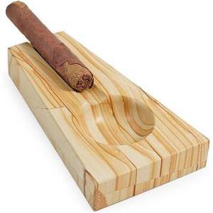 Cenicero de Cigarrillos Hecho a Mano, Cenicero de Madera Masiva Tallado a Mano, Cenicero Artesanal - Product Image 5