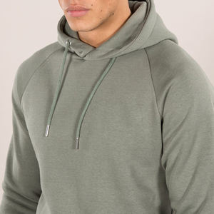 Sudaderas con capucha de talla grande para hombre con estampado personalizado de alta definición al por mayor, material negro de poliéster/algodón para invierno - Product Image 2