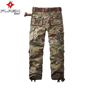 กางเกงวอร์มทรงทหารสำหรับผู้ชาย กางเกงจ็อกเกอร์ทรงคาร์โก้ ผ้าคอร์ดูรอย ทรงตรง ตัดเย็บตามสั่ง ขายส่ง - Product Image 2