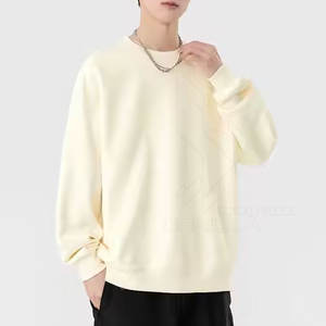 Sweat-shirt décontracté d'hiver pour homme 100 % coton, haute couture, avec strass, motif uni, imperméable et coupe-vent - Product Image 6