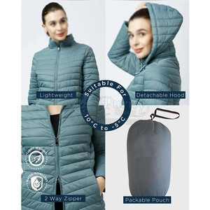 Latest Design Women Cotton <b>Padded</b> Winter Jacket Customized Logo Women Cotton <b>Padded</b> Jacket - Product Image 6
