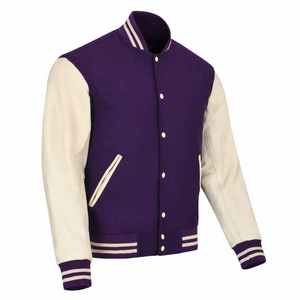 Custom High School Varisty Jacket Unisex Mens Varsity Letterman Jacket College Chaquetas de béisbol - Product Image 5