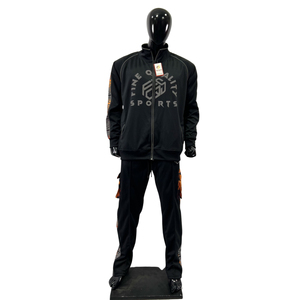 Chándal de hombre reflectante personalizado con diamantes de imitación al por mayor mejor fabricante en Pakistán para ropa de invierno - Product Image 5