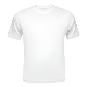 T-shirt décontracté en jersey de coton, mélange 50/50, séchage rapide, respirant, coupe classique, manches courtes, col rond, logo personnalisé sur le devant, 300g - Product Image 1