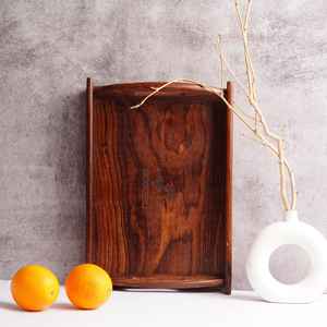 Plateau de service en mosaïque en marbre avec incrustation de nacre Décoration de table à manger Boho moderne Cadeau de maison rustique - Product Image 4