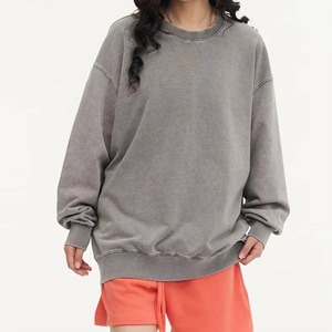 Sweatshirts pour hommes, sweatshirts unisexes personnalisés, sweatshirts à manches longues d'hiver, sweatshirts lourds, sweatshirts délavés à l'acide - Product Image 5