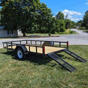6 1/2x12 Greenfield Utility-Rampas deslizantes remolques volquete - Product Image 1