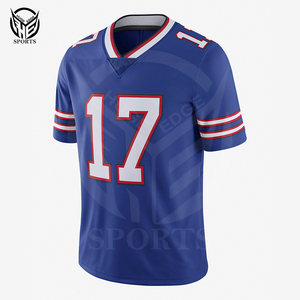 Venta al por mayor de fútbol americano Jersey de alta calidad nuevo diseño transpirable personalización para clubes de manga corta - Product Image 1