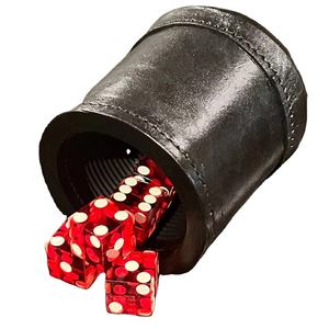 Gobelet à dés en cuir véritable fait main de qualité supérieure, design personnalisé, qualité commerciale, cuir véritable, dés offerts, personnalisable, vente en gros, OEM - Product Image 4