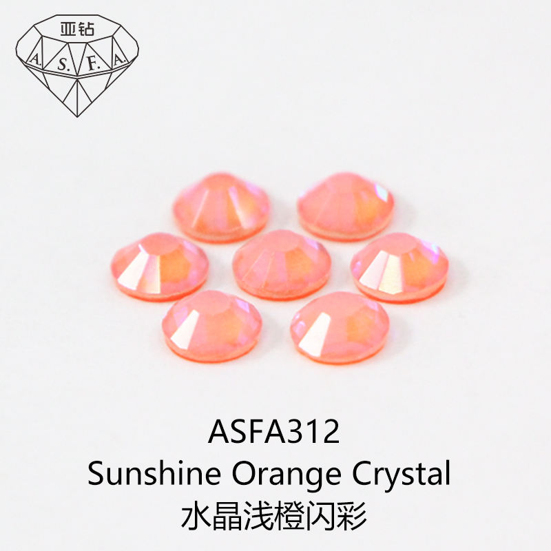 ASFA312 Sunshine Orange Crystal