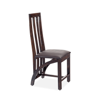 Chaise de jeu multifonctionnelle Pindel Handicrafts en bois de sheesham massif, design mid-century, siège rembourré, confort optimal, garantie à vie