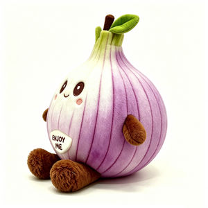 Onion Plush, Veggie Stuffed Toy, <b>cuddle</b> Food Plush, Novelty Vegetable Plush - Product Image 3