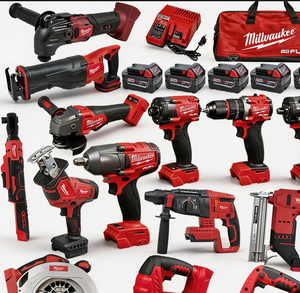 Kit de Herramientas Inalámbricas Milwaukee, Llave de Impacto, Taladro, Destornillador, Batería de Iones de Litio, Herramientas de 18V CC, Juego de Herramientas Multifuncional 20 en 1 - Product Image 3