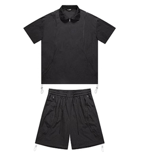 ชุดวอร์มสองชิ้นสำหรับเล่นกีฬาสำหรับผู้ใหญ่กางเกงขาสั้นสำหรับฤดูร้อนน้ำหนักเบาสามารถออกแบบโลโก้ได้ตามที่ต้องการ - Product Image 2