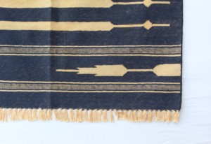 Alfombra de tejido plano Durry tejida a mano para sala de estar, exportador de India - Product Image 3