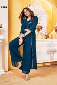 Evergreen Design Nouvelle Collection Blooming Georgette Trois Pièces Collection Femme Fabricant De Mode - Product Image 5