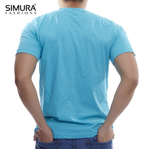 Camiseta de Hombre de Algodón de Manga Corta con Cuello Redondo, Transpirable, Ecológica, Antiarrugas, de Moda, Más Vendida y Económica - Product Image 5