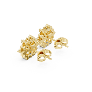 Mayorista De Joyas De Plata Mujeres Cute Bear Ear Stud Pendientes Con 925 Sterling Silver Stud Earrings Cubic Zircon - Product Image 5