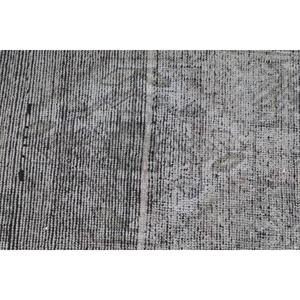 พรมวินเทจขนาดเล็ก, พรมตุรกีขนาด 1.5x3 ฟุต, พรมขนสัตว์สีเทาแบบอิคัต - Product Image 5